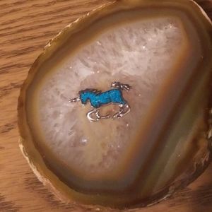 COPY - Micro Turquoise Inlay Unicorn